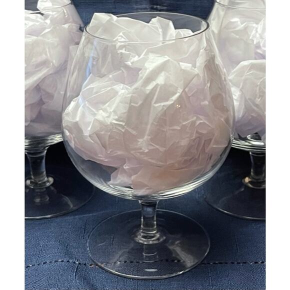 Set of (3) Clear Glass 5.5" Tall Brandy/Cognac Sifters-NEW - Picture 3 of 3